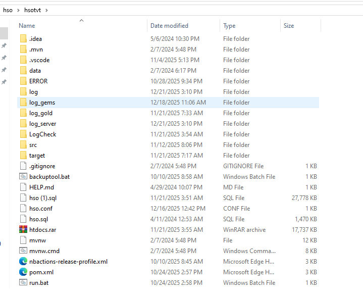 src hso fix kha khá lỗi
